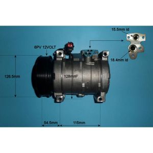 Compressor (AirCon Pump) Jeep Cherokee 2.8 CRD Diesel Automatic (Oct 2001 to Jan 2008)