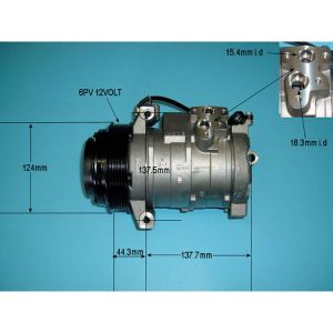 Compressor (AirCon Pump) Jeep Grand Cherokee 2.7 CRD Diesel (Oct 2004 to May 2005)