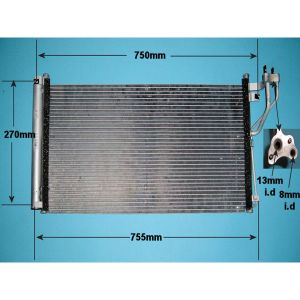 Condenser (AirCon Radiator) Kia Magentis 2.0 16v Petrol (Nov 2005 to Nov 2010)