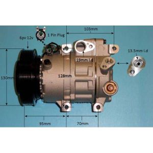 Compressor (AirCon Pump) Kia Pro Cee d 1.4 Petrol (Feb 2008 to Sep 2012)