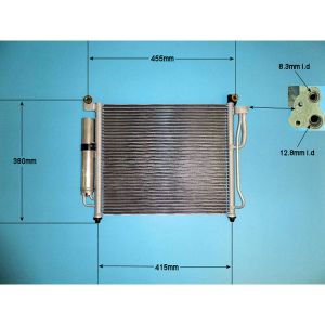 Condenser (AirCon Radiator) Kia Picanto 1.1 CRDI Diesel (Nov 2005 to Aug 2007)