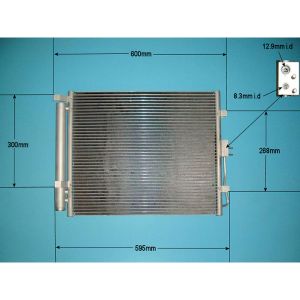 Condenser (AirCon Radiator) Kia Soul 1.6 CVVT Petrol (Feb 2009 to Feb 2014)