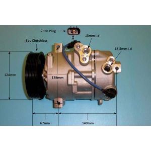 Compressor (AirCon Pump) Kia Sorento 2.0 CRDi Diesel (Oct 2012 to 2023)