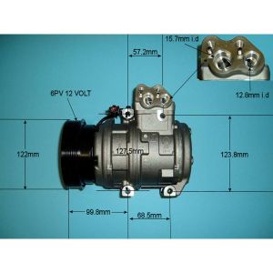 Compressor (AirCon Pump) Kia Picanto 1.1 CRDI Diesel (Nov 2005 to Aug 2007)