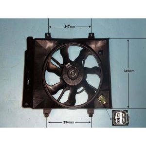 Radiator Cooling Fan Kia Picanto 1.0 Petrol (Sep 2005 to Aug 2007)