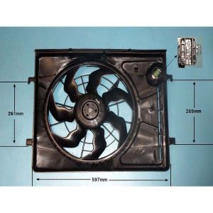 Radiator Cooling Fan Kia Cee d 1.4 16v Petrol (Dec 2006 to May 2012)