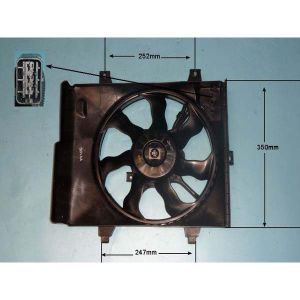 Radiator Cooling Fan Kia Picanto 1.0 Petrol (Sep 2005 to Aug 2007)