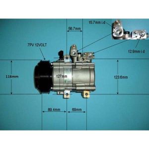 Compressor (AirCon Pump) Kia Sorento 2.5 CRD Diesel (Aug 2006 to 2023)