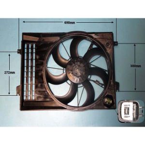 Radiator Cooling Fan Kia Sportage 2.7 Petrol (Sep 2004 to Oct 2008)