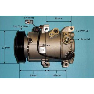 Compressor (AirCon Pump) Kia Pro Cee d 1.4 CRDi Diesel (Mar 2013 to Jul 2018)