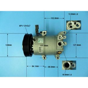 Compressor (AirCon Pump) Kia Soul 1.6 GDi Petrol (Jun 2011 to Feb 2014)