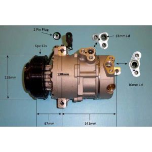 Compressor (AirCon Pump) Kia Sorento 2.2 Crdi Diesel (Nov 2009 to Sep 2012)