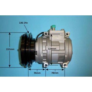 Compressor (AirCon Pump) Komatsu Dump Truck HD325-6 Diesel (1990 to 2023)