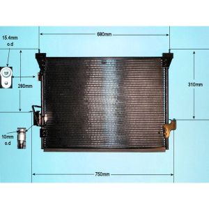 Condenser (AirCon Radiator) Land Rover Discovery MK2 2.5 TD5 Diesel (Nov 1998 to Oct 2004)