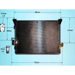 Condenser (AirCon Radiator) Land Rover Discovery MK2 4.0 Petrol (Nov 1998 to Oct 2004)