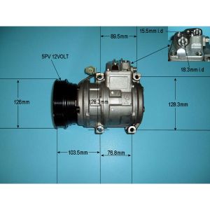 Compressor (AirCon Pump) Land Rover Freelander 1 1.8 Petrol (Jan 1998 to Jun 2000)