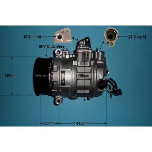 Compressor (AirCon Pump) Land Rover Discovery MK3 2.7 V6 TDi Diesel (Jul 2004 to Sep 2009)