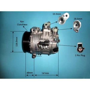 Compressor (AirCon Pump) Land Rover Discovery MK4 4.0 Petrol (Sep 2009 to 2023)