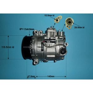 Compressor (AirCon Pump) Land Rover Range Rover Sport/Sport HSE 4.2 SUPERCHARGED Petrol (Feb 2005 to Apr 2013)