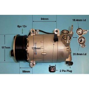 Compressor (AirCon Pump) Land Rover Discovery Sport 2.2 D Diesel (Dec 2014 to 2023)