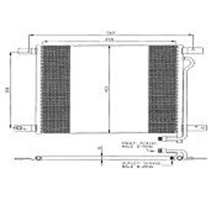 Condenser (AirCon Radiator) Man M2000  Diesel (Jun 1998 to Dec 2005)