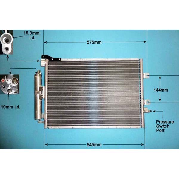 Condenser (AirCon Radiator) Renault Clio MK3 1.2 Methanol Petrol (Jul ...