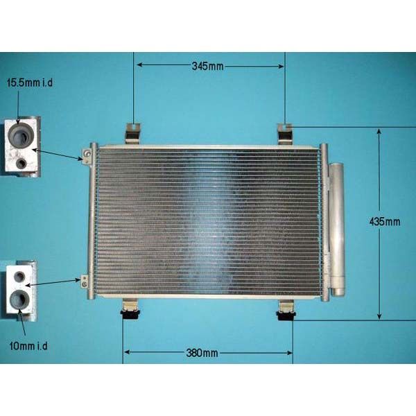 Condenser (AirCon Radiator) Vauxhall Agila 1.0 Petrol (Jan 2008 to 2023 ...