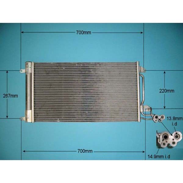Condenser (AirCon Radiator) VW Polo 6R 2009 1.2 TSi Petrol (May 2014