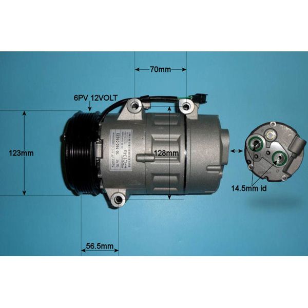 Compressor (AirCon Pump) Ford Kuga 2.0 TDCi Diesel (Mar 2008 to Dec
