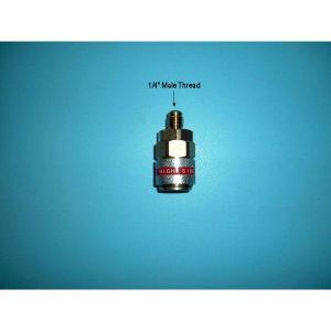 1/4 Eco High Side Manual traight Coupler. R134a
