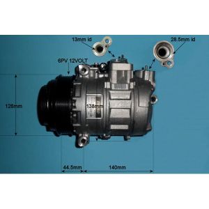 Compressor (AirCon Pump) Chrysler Crossfire 3.2 V6 Petrol (Jul 2003 to 2021)
